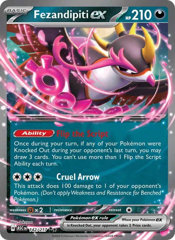 Fezandipiti ex #142 – Ascended Heroes card