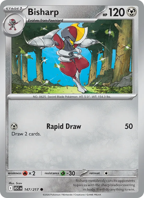 Bisharp #147 – Ascended Heroes card