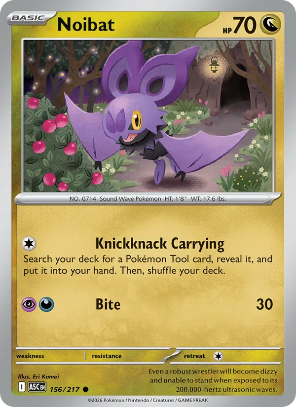 Noibat #156 – Ascended Heroes card