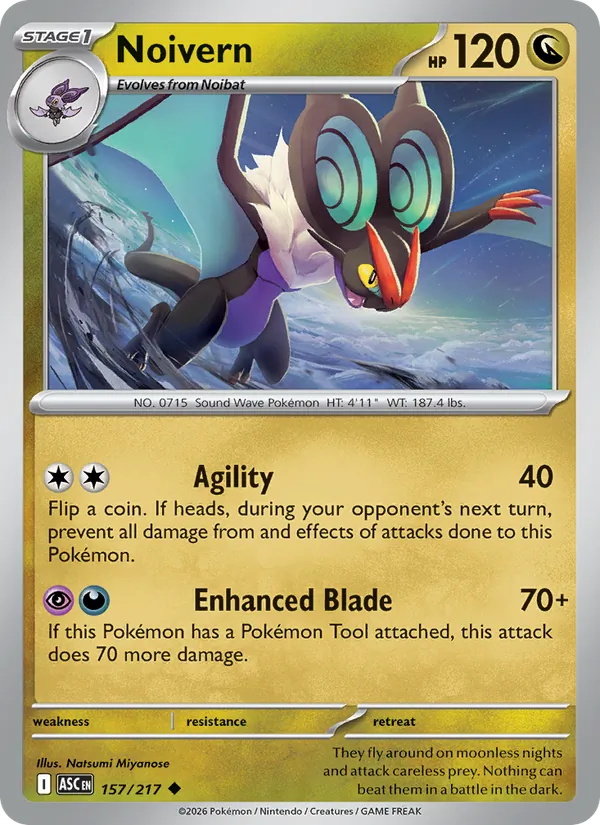 Noivern #157 – Ascended Heroes card
