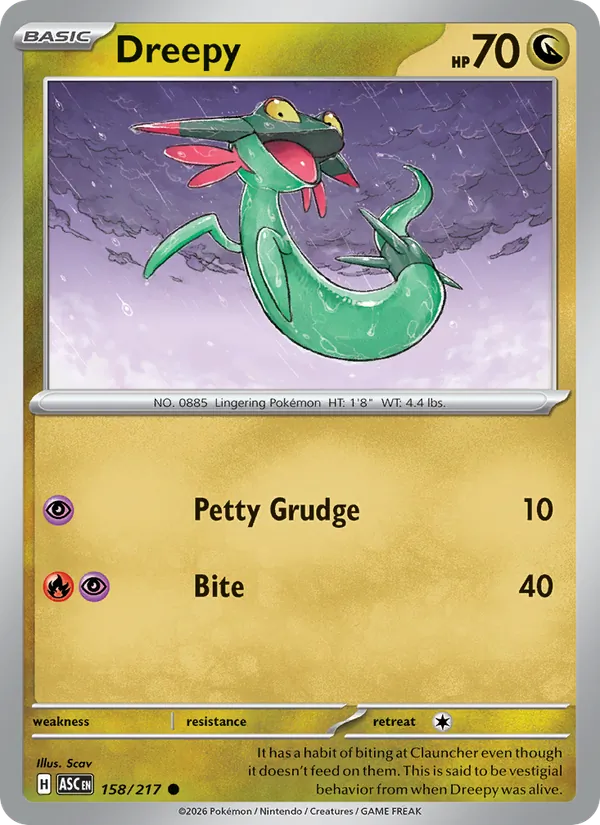 Dreepy #158 – Ascended Heroes card