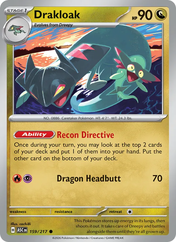 Drakloak #159 – Ascended Heroes card