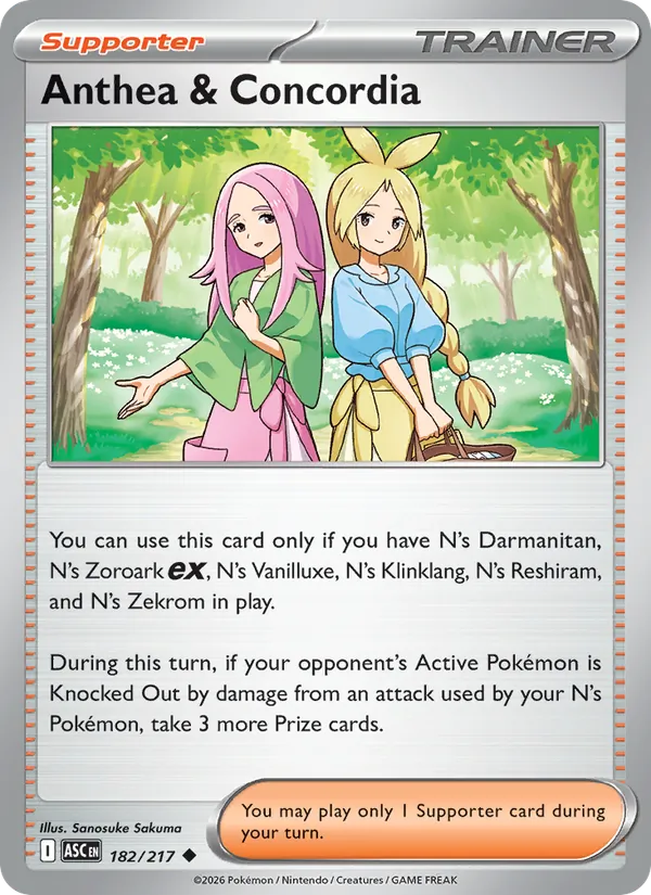 Anthea & Concordia #182 – Ascended Heroes card