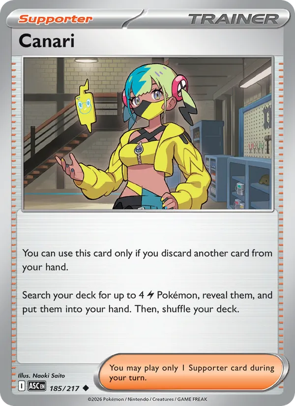 Canari #185 – Ascended Heroes card