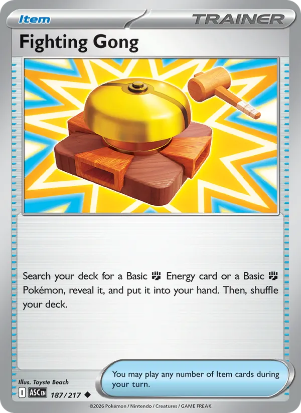 Fighting Gong #187 – Ascended Heroes card