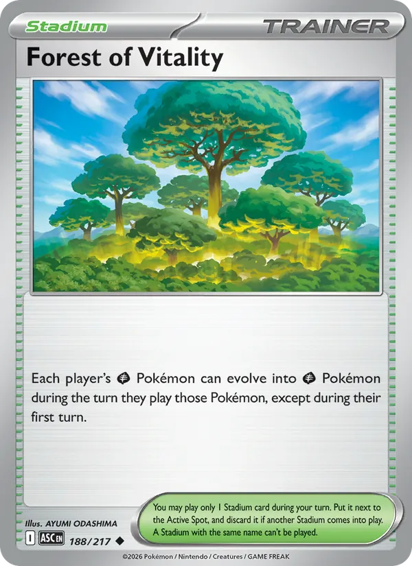 Forest of Vitality #188 – Ascended Heroes card