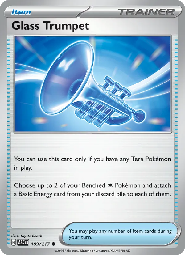 Glass Trumpet #189 – Ascended Heroes card