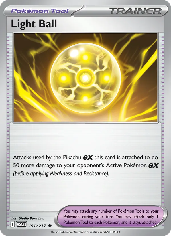 Light Ball #191 – Ascended Heroes card