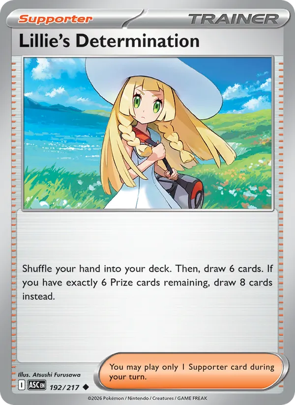 Lillie's Determination #192 – Ascended Heroes card