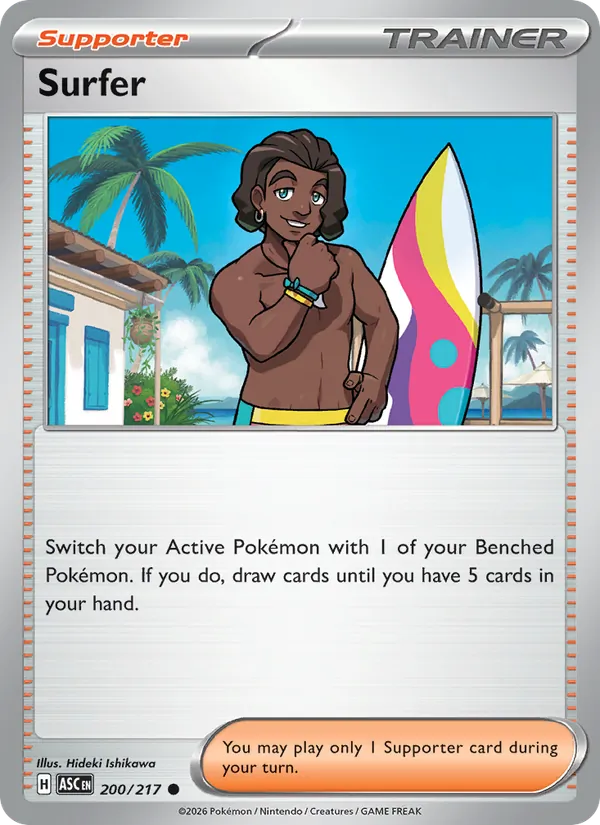 Surfer #200 – Ascended Heroes card