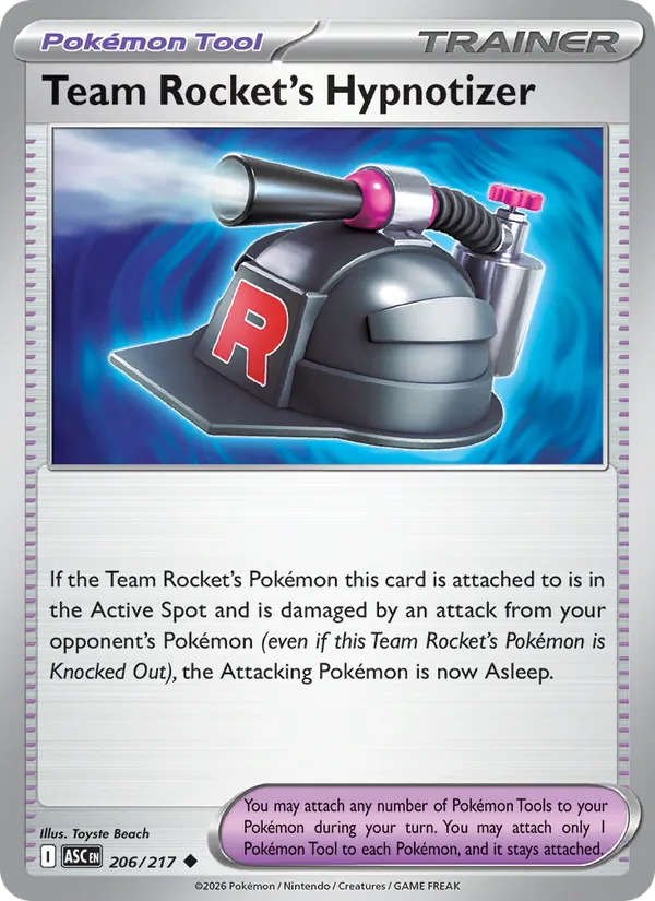 Team Rocket's Hypnotizer #206 – Ascended Heroes card