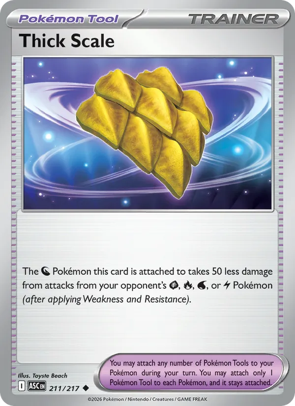 Thick Scale #211 – Ascended Heroes card