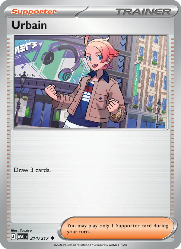 Urbain #214 – Ascended Heroes card