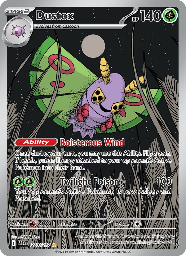 Dustox #220 – Ascended Heroes card
