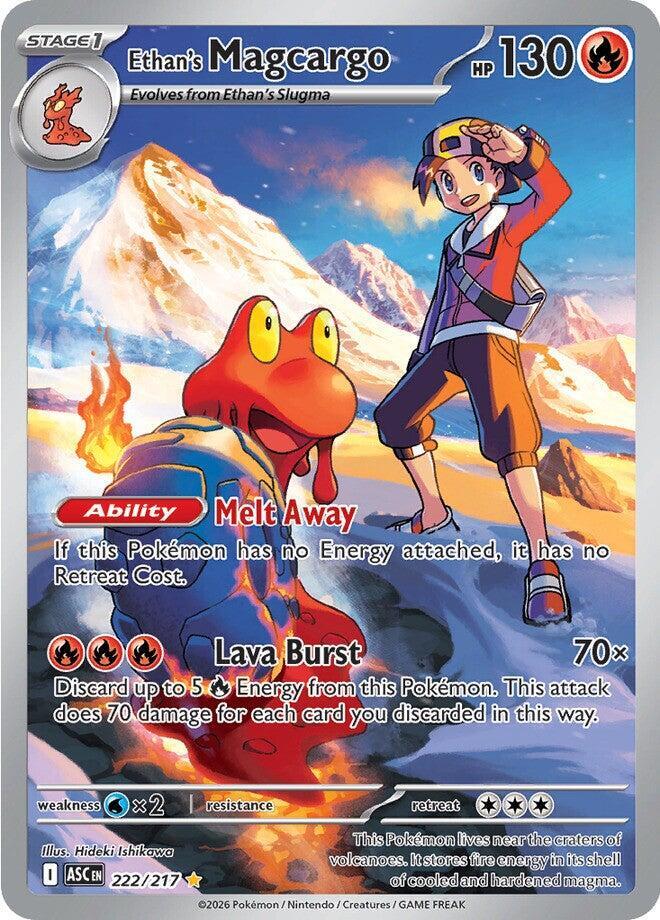 Ethan's Magcargo #222 – Ascended Heroes card