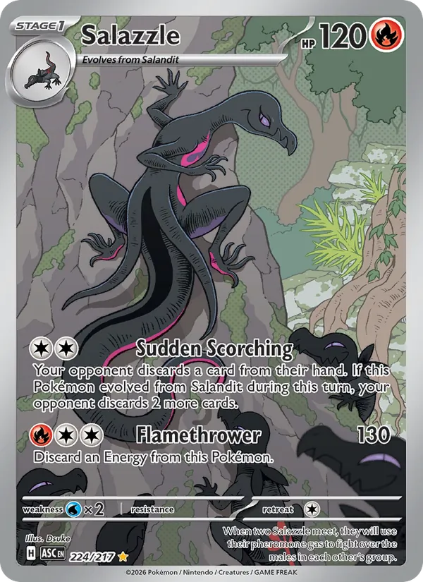 Salazzle #224 – Ascended Heroes card