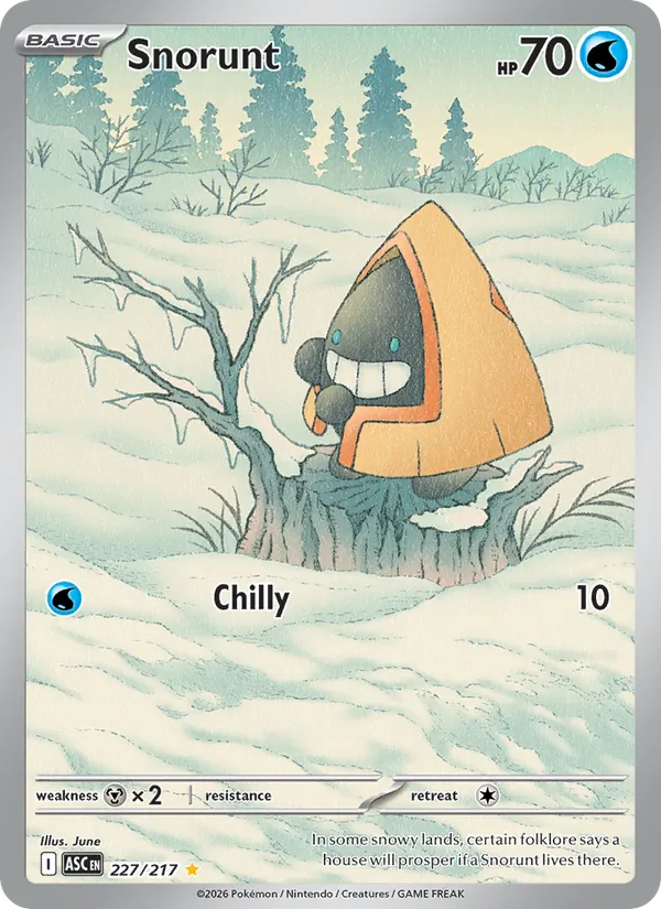 Snorunt #227 – Ascended Heroes card