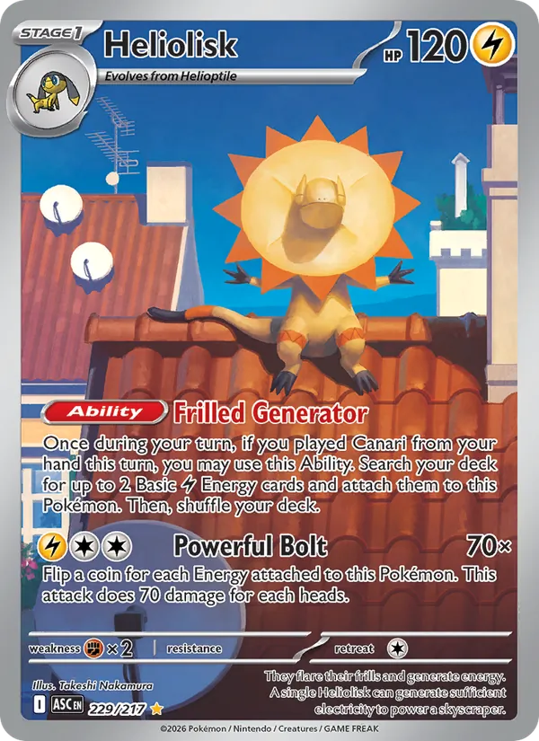 Heliolisk #229 – Ascended Heroes card