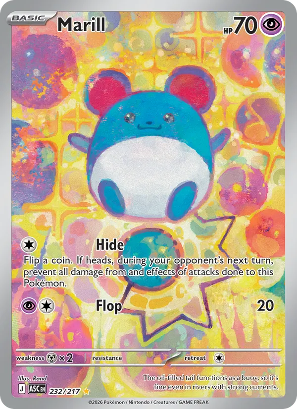 Marill #232 – Ascended Heroes card
