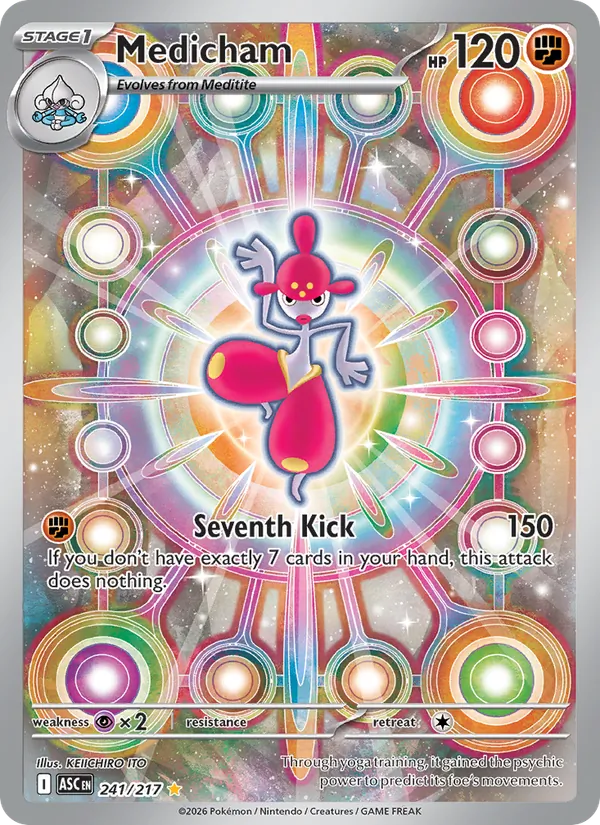 Medicham #241 – Ascended Heroes card