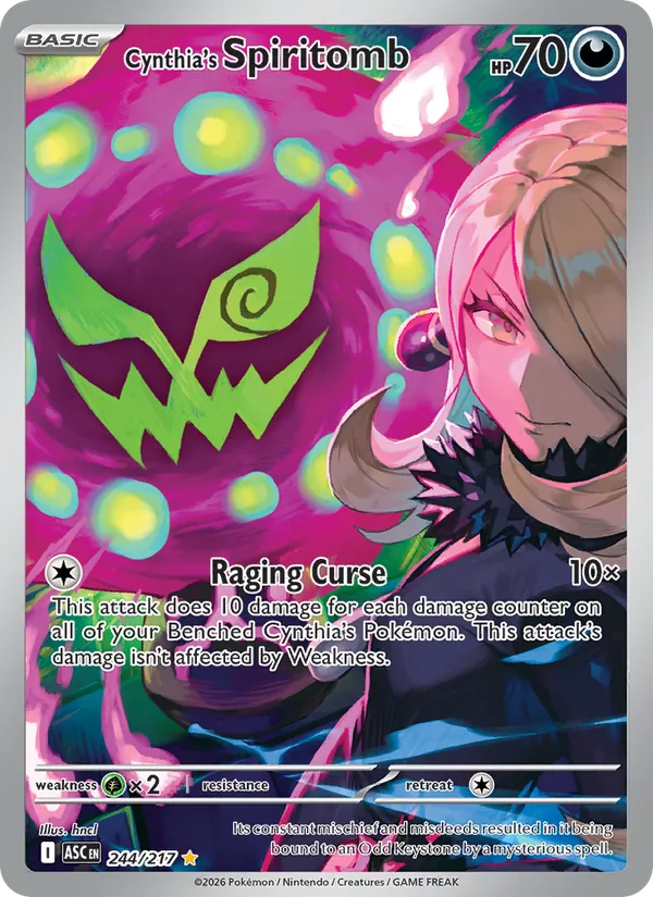 Cynthia's Spiritomb #244 – Ascended Heroes card