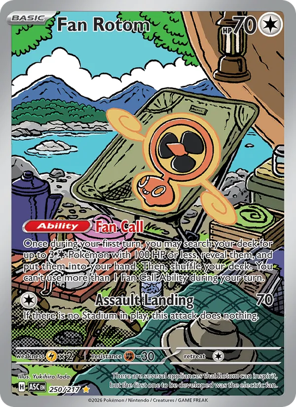 Fan Rotom #250 – Ascended Heroes card
