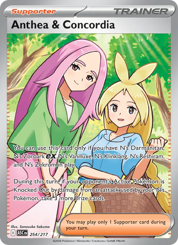 Anthea & Concordia #254 – Ascended Heroes card