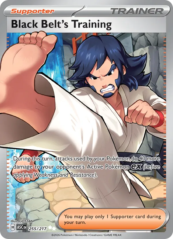 Black Belt's Training #255 – Ascended Heroes card