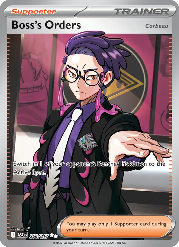 Boss's Orders #256 – Ascended Heroes card