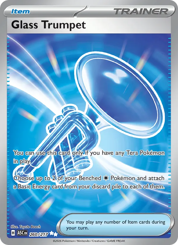 Glass Trumpet #260 – Ascended Heroes card