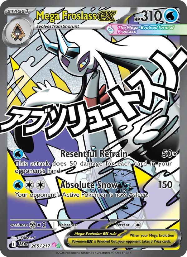 Mega Froslass ex #265 – Ascended Heroes card