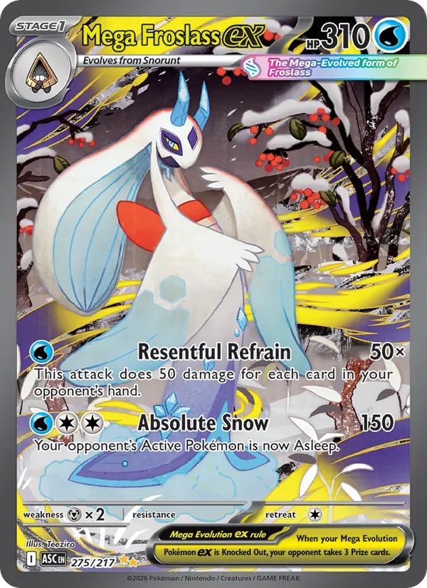 Mega Froslass ex #275 – Ascended Heroes card