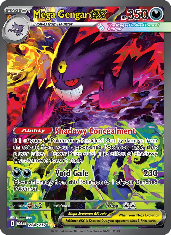 Mega Gengar ex #284 – Ascended Heroes card