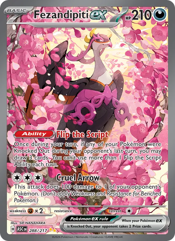 Fezandipiti ex #288 – Ascended Heroes card