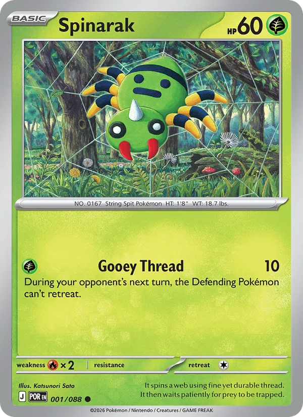 Spinarak #001 – Perfect Order card