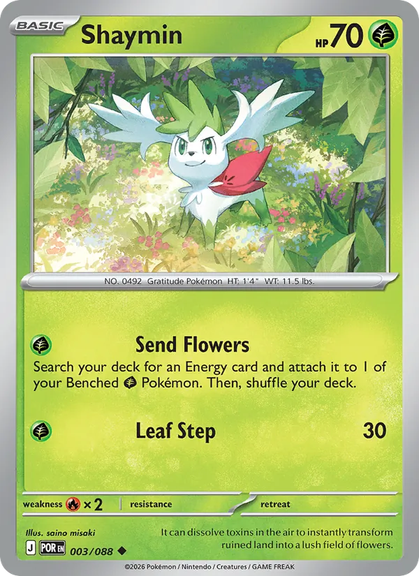 Shaymin #003 – Perfect Order card