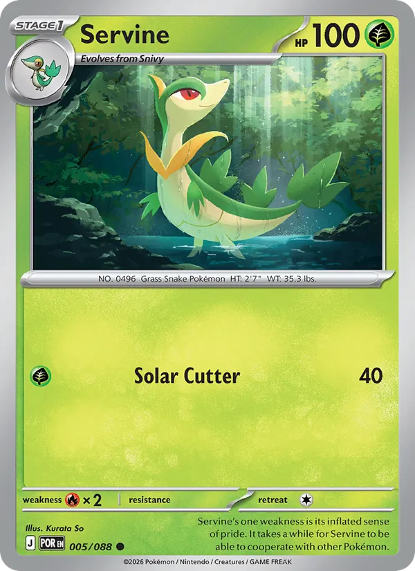 Servine #005 – Perfect Order card