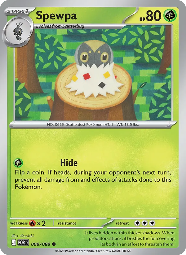 Spewpa #008 – Perfect Order card