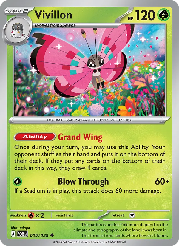 Vivillon #009 – Perfect Order card