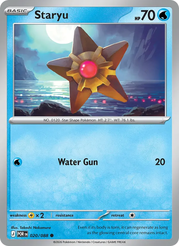Staryu #020 – Perfect Order card