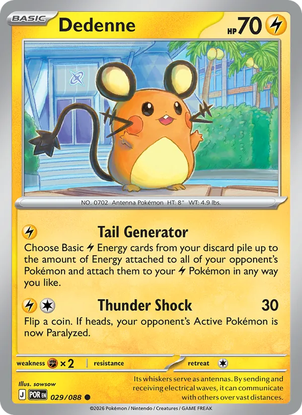 Dedenne #029 – Perfect Order card