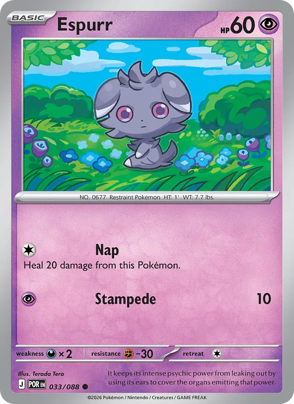 Espurr #033 – Perfect Order card