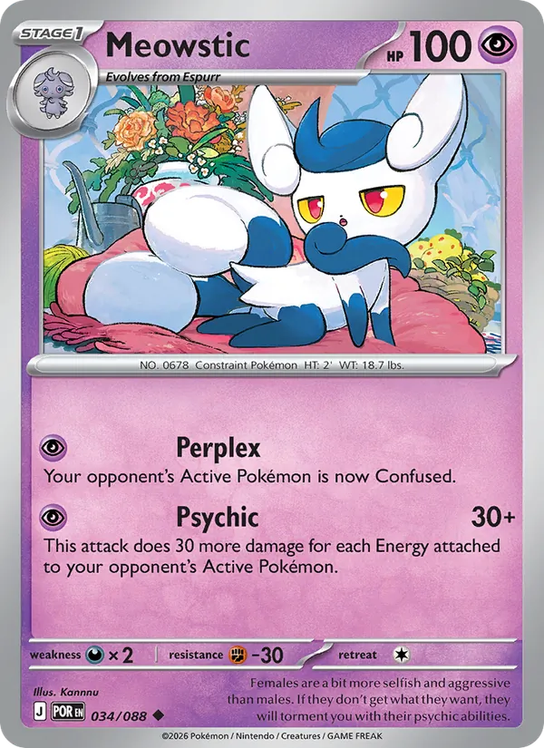 Meowstic #034 – Perfect Order card