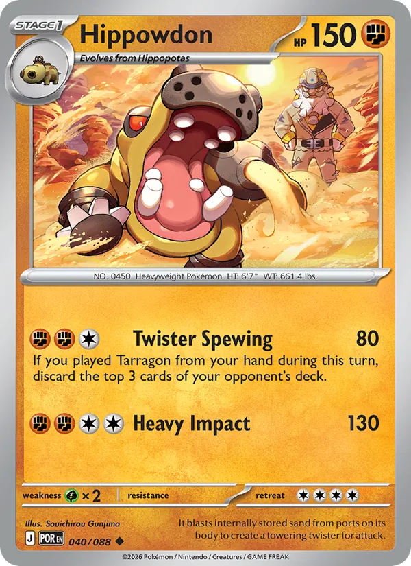 Hippowdon #040 – Perfect Order card