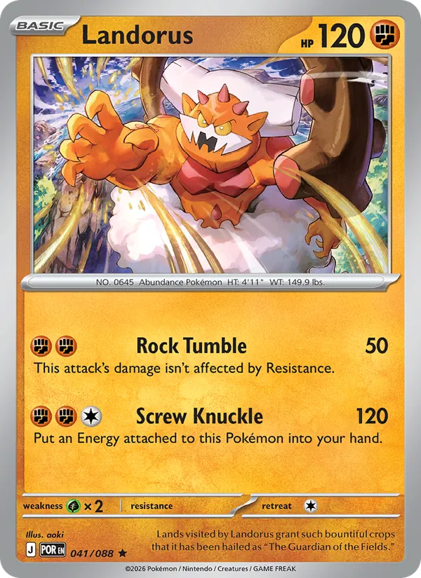 Landorus #041 – Perfect Order card
