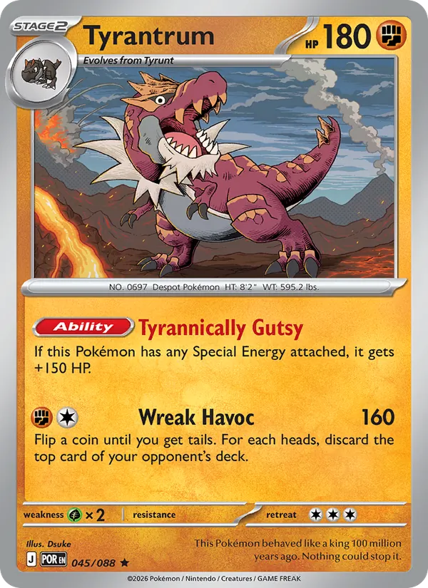 Tyrantrum #045 – Perfect Order card