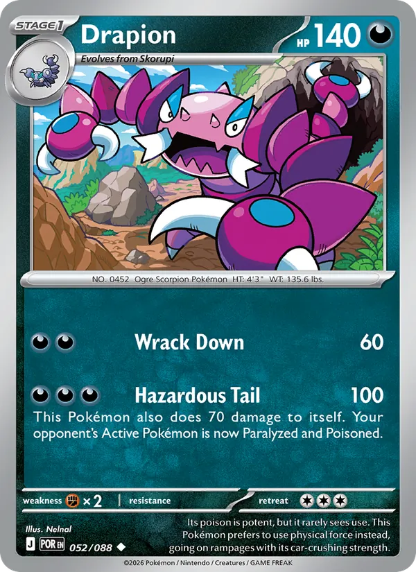 Drapion #052 – Perfect Order card
