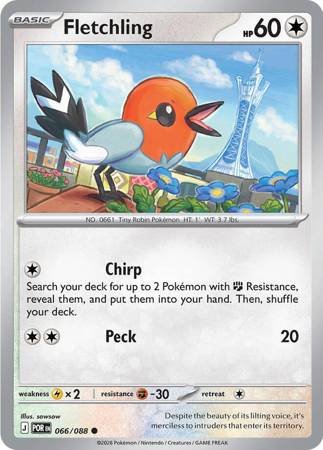 Fletchling #066 – Perfect Order card