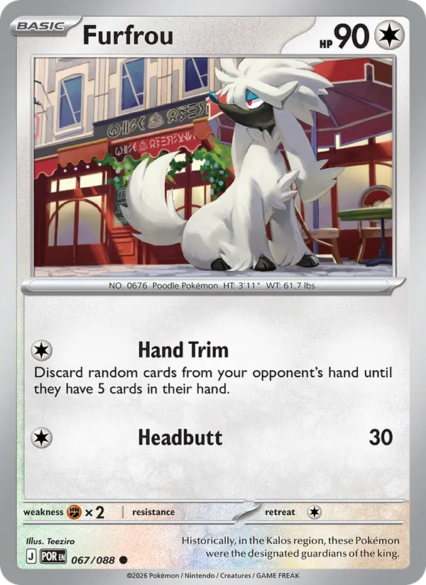 Furfrou #067 – Perfect Order card