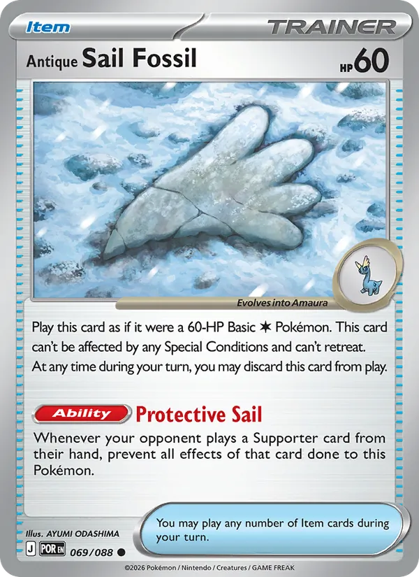 Antique Sail Fossil #069 – Perfect Order card